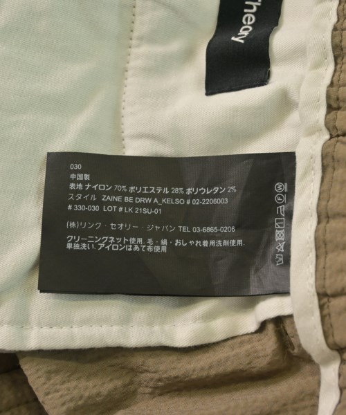 Theory（セオリー）その他 茶 サイズ:30(M位) メンズ/2200632588039