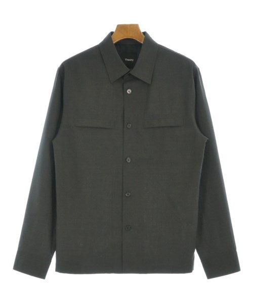 Theory(セオリー)カジュアルシャツ グレー サイズ:S/2200670850013