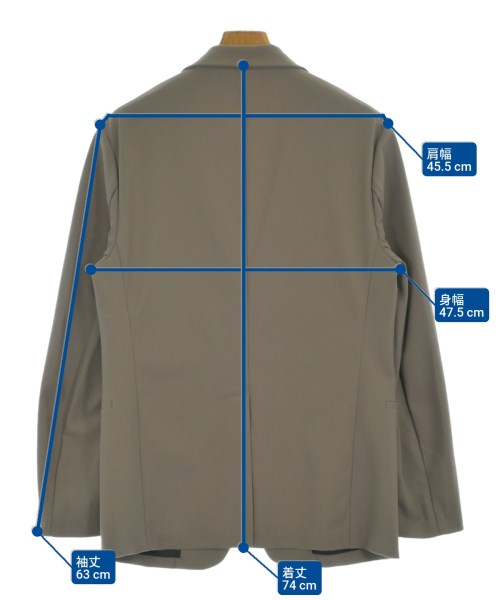 Theory（セオリー）テーラードジャケット グレー サイズ:38(S位) メンズ/2200670850112