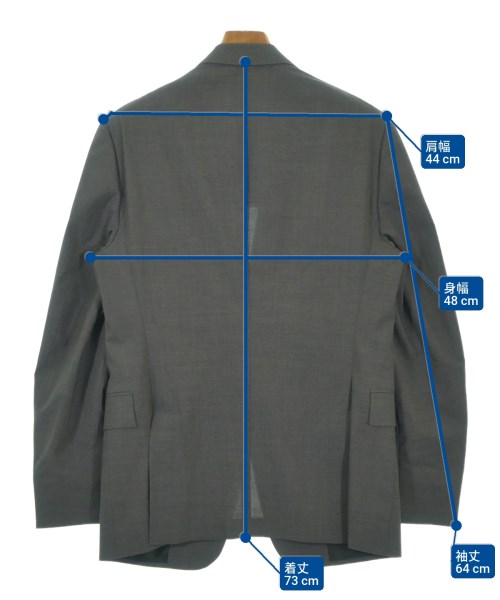 Theory（セオリー）テーラードジャケット グレー サイズ:38(S位) メンズ/2200669245035