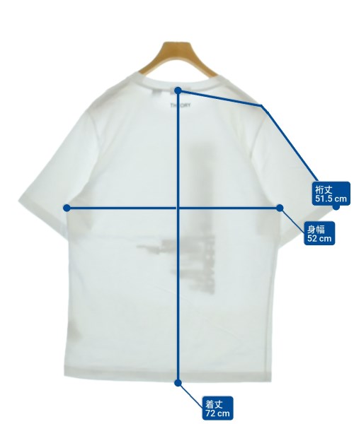 Theory（セオリー）Tシャツ・カットソー 白 サイズ:L メンズ/2200696455025