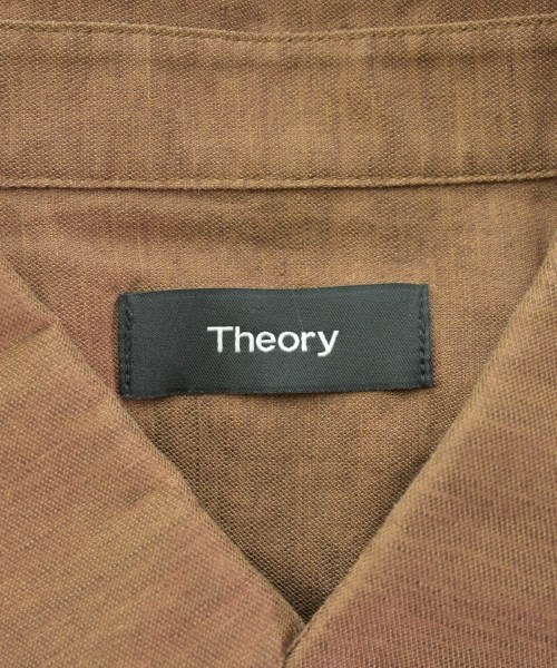 Theory（セオリー）カジュアルシャツ 茶 サイズ:S メンズ/2200693806011