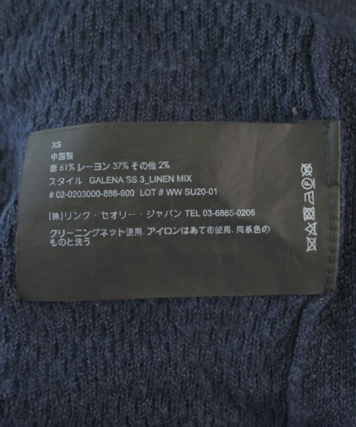 Theory（セオリー）カジュアルシャツ 紺 サイズ:XS メンズ/2200698914018