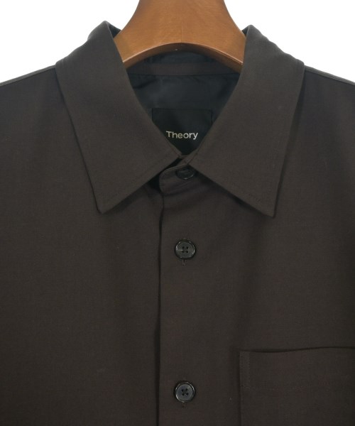 Theory（セオリー）カジュアルシャツ 茶 サイズ:M メンズ/2200657566043