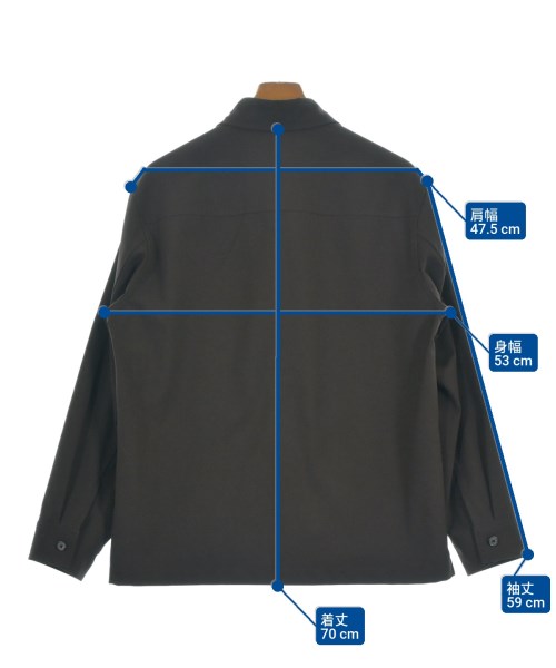 Theory（セオリー）カジュアルシャツ 茶 サイズ:M メンズ/2200657566043