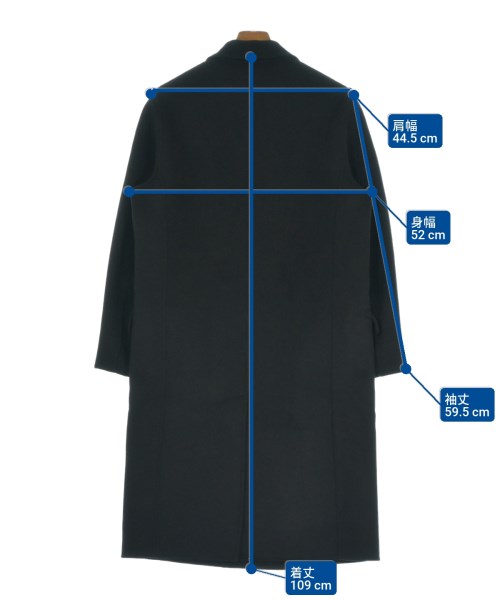 Theory（セオリー）チェスターコート 黒 サイズ:XS メンズ/2200659029010