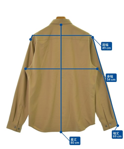 Theory（セオリー）カジュアルシャツ ベージュ サイズ:M メンズ/2200661605011