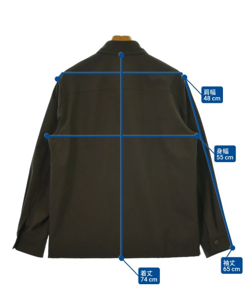 Theory（セオリー）カジュアルシャツ 茶 サイズ:M メンズ/2200661605028