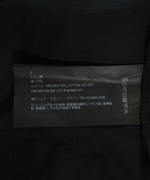 Theory（セオリー）Tシャツ・カットソー 黒 サイズ:S メンズ/2200717637065