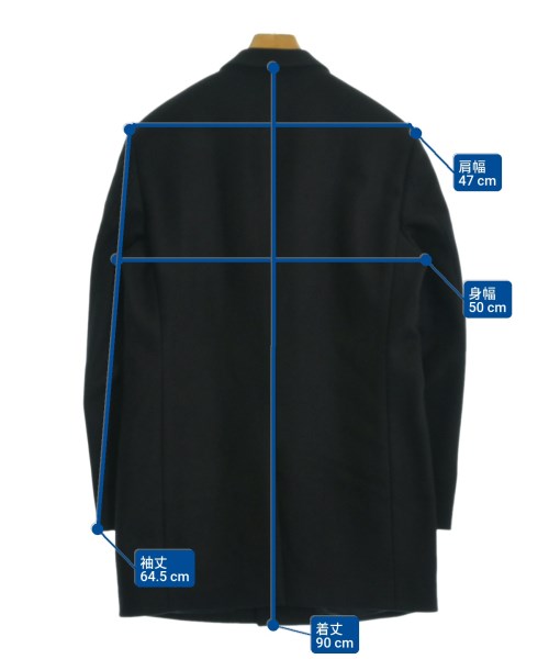 Theory（セオリー）ステンカラーコート 黒 サイズ:S メンズ/2200647336014