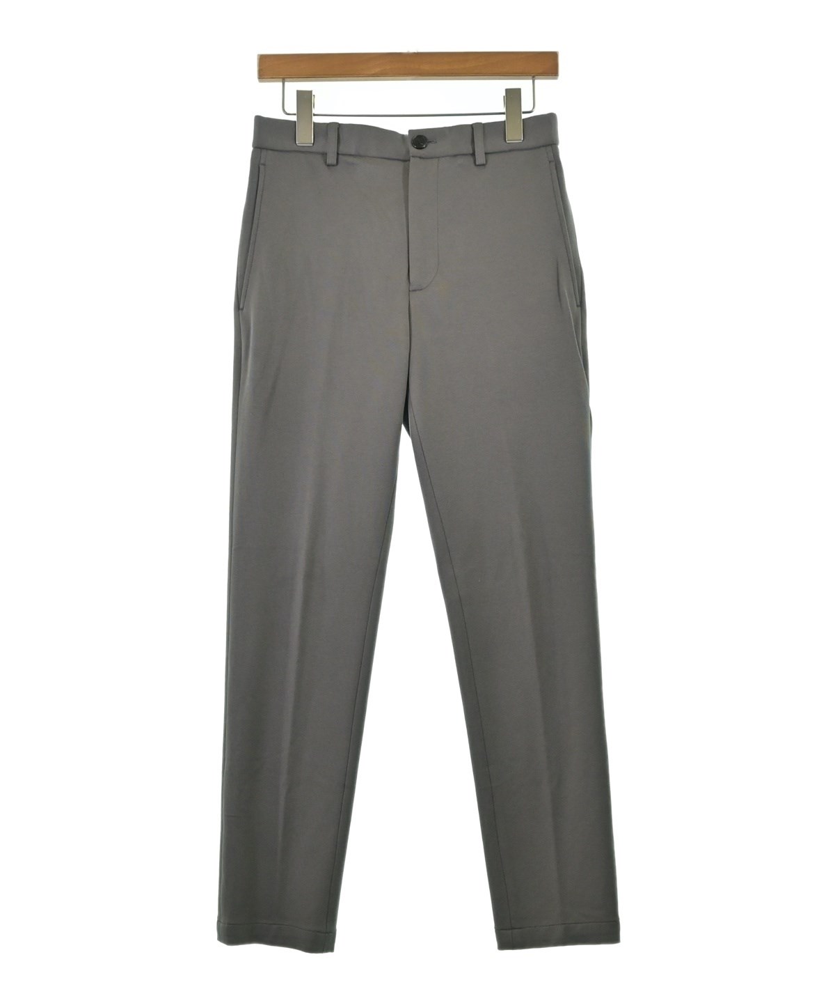 【美品：Theory】夏の高機能快適素材 スラックス「S：ライトグレー」 パンツ 【美品：Theory】夏の高機能快適素材 スラックス「S：ライト