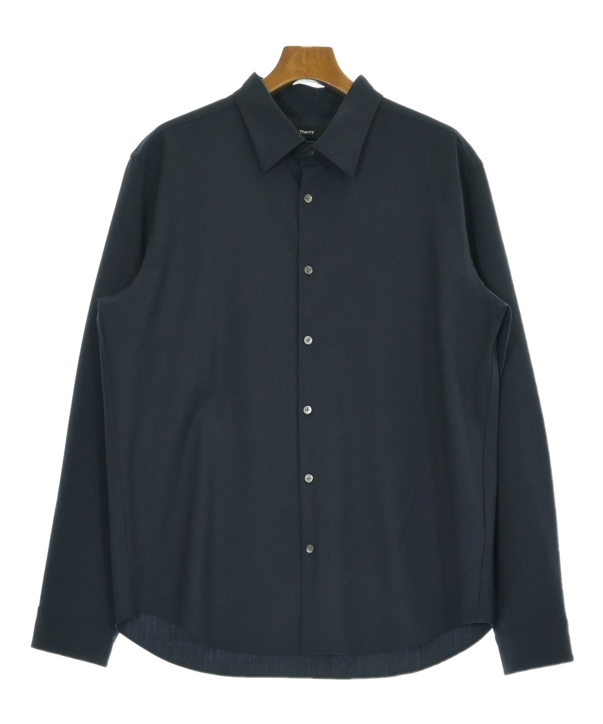 Theory シャツジャケット　極美品 Theory（セオリー）カジュアルシャツ 紺 サイズ:XL メンズ