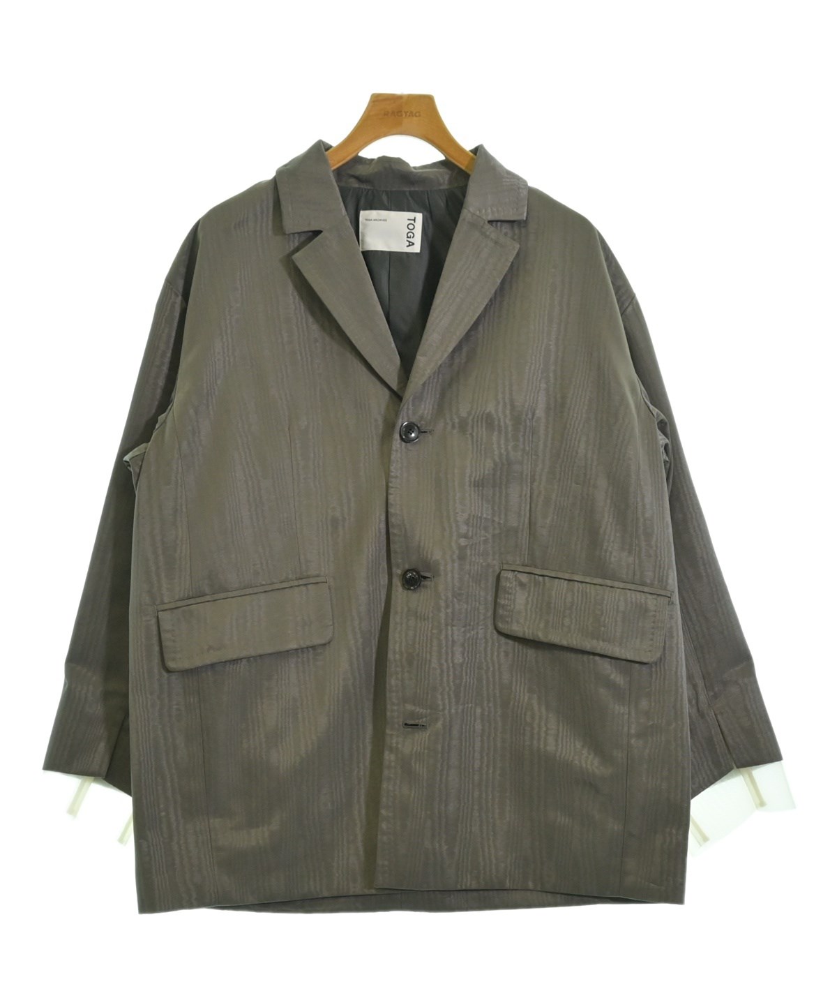 TOGA（トーガ）テーラードジャケット グレー サイズ:ONE メンズ