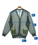 TOGA（トーガ）カーディガン 緑 サイズ:F メンズ/2200628683267