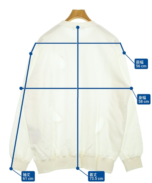 TOGA（トーガ）スウェット 白 サイズ:XL メンズ/2200613406284