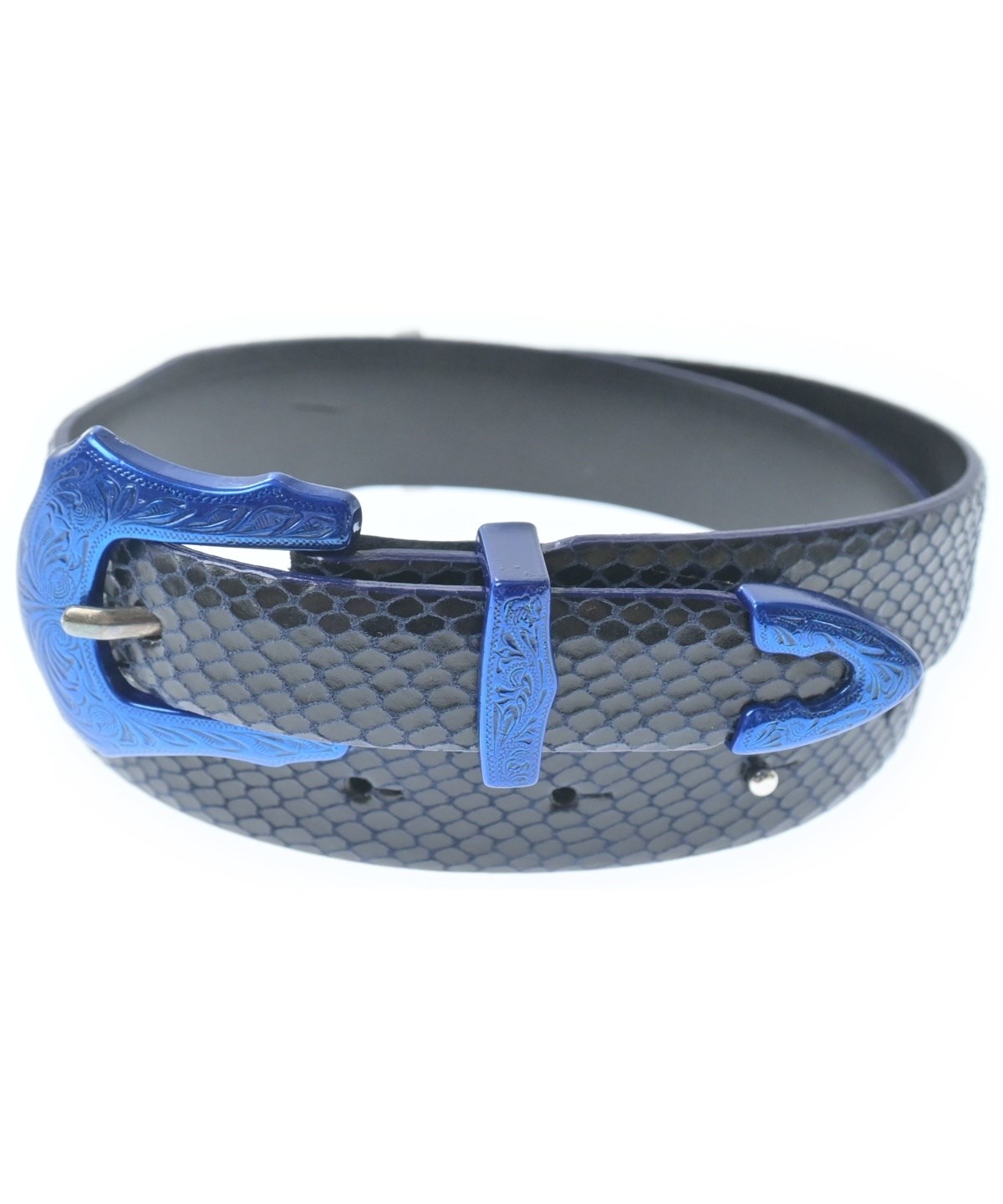 toga ベルト 箱付き TOGA TOO / METAL LEATHER NARROW BELT | glitter