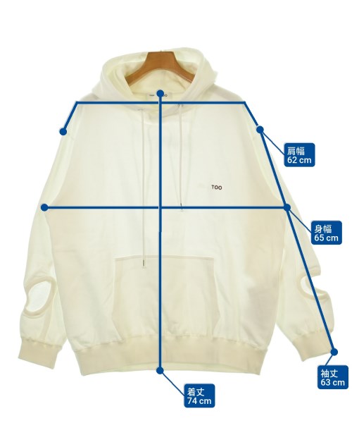 TOGA（トーガ）パーカー 白 サイズ:XL メンズ/2200652313079