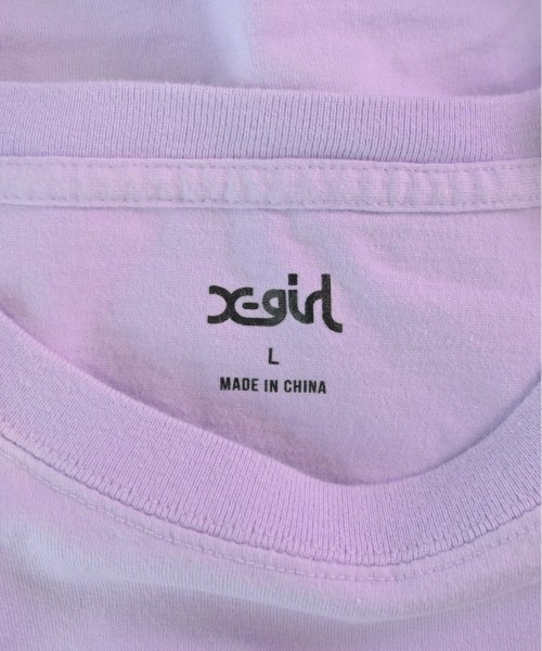 X girl（エックスガール）Tシャツ・カットソー 紫 サイズ:L メンズ/2200486274164