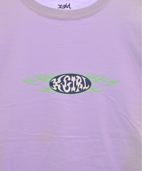 X girl（エックスガール）Tシャツ・カットソー 紫 サイズ:L メンズ/2200486274164