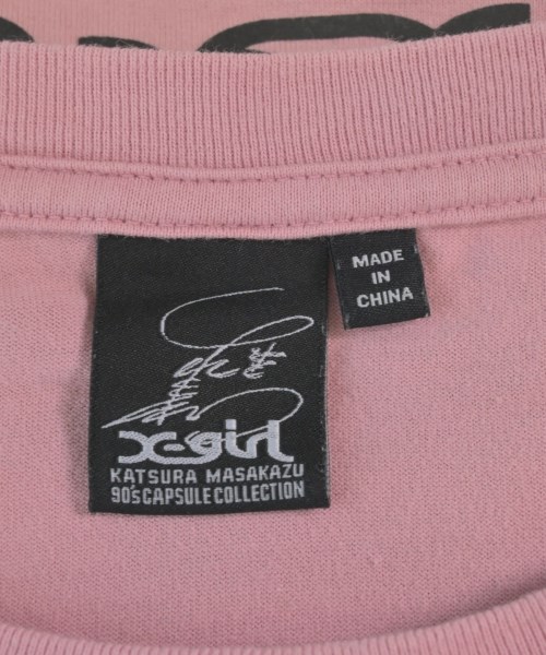 X girl（エックスガール）Tシャツ・カットソー ピンク サイズ:M メンズ/2200622202129