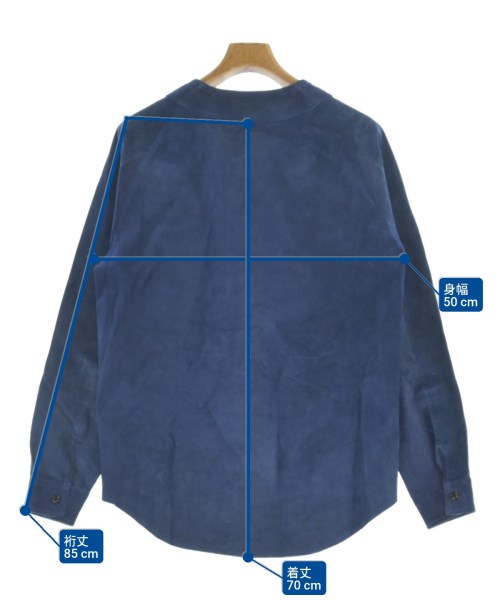 BOHEMIANS（ボヘミアンズ）カジュアルシャツ 青 サイズ:3(L位) メンズ/2200667803060