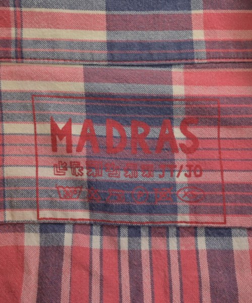 MADRAS（マドラス）カジュアルシャツ 赤 サイズ:XS メンズ/2200645043037