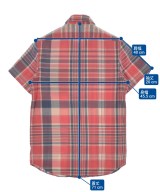 MADRAS（マドラス）カジュアルシャツ 赤 サイズ:XS メンズ/2200645043037