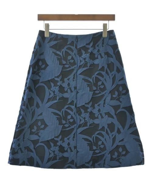 M･Fil（エムフィル）ひざ丈スカート 青 サイズ:38(M位) レディース/2200640531041