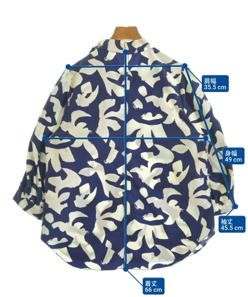 M･Fil（エムフィル）カジュアルシャツ 紺 サイズ:36(S位) レディース/2200618579099