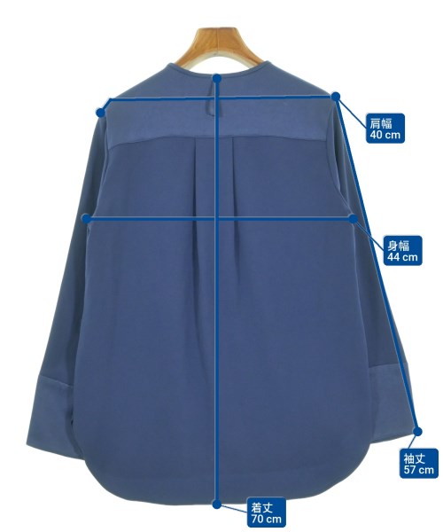 M･Fil（エムフィル）ブラウス 青 サイズ:38(M位) レディース/2200674147027