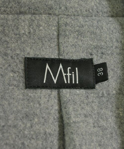 M･Fil（エムフィル）チェスターコート グレー サイズ:38(M位) レディース/2200632985012