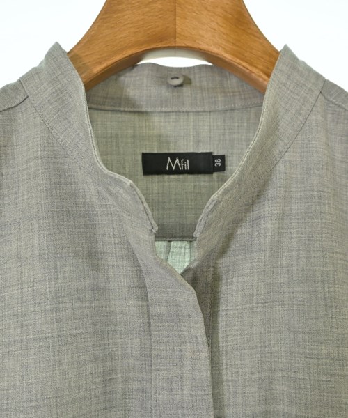 M･Fil（エムフィル）ワンピース グレー サイズ:36(S位) レディース/2200667579057