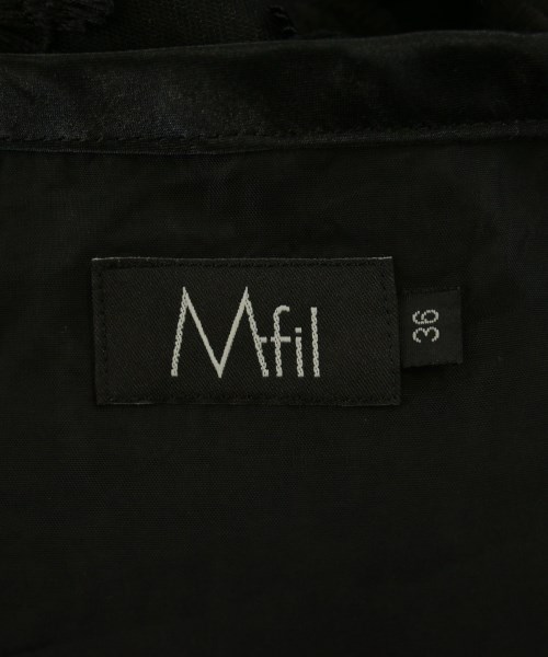 M･Fil（エムフィル）カジュアルシャツ 黒 サイズ:36(S位) レディース/2200707961040