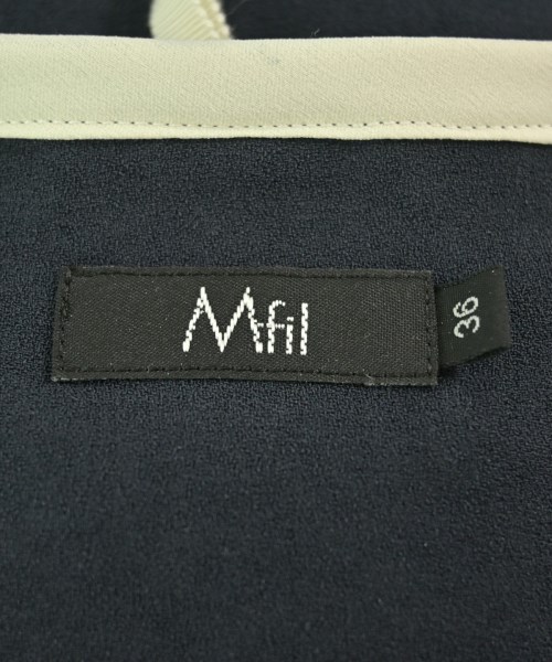 M･Fil（エムフィル）ブラウス 紺 サイズ:36(S位) レディース/2200684457147
