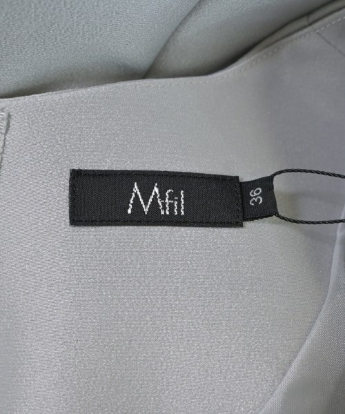M･Fil（エムフィル）ワンピース グレー サイズ:36(S位) レディース/2200691620084