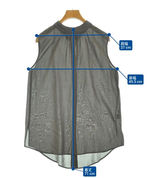 Elan UNITED ARROWS GREENLABELRELAXING（エランユナイテッドアローズグリーンレーベルリラクシング）ノースリーブ 茶 サイズ:-(XL位) レディース/2200677801117