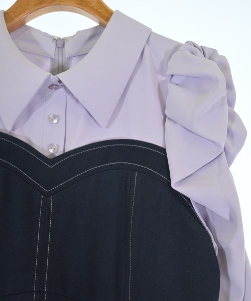 And Couture（アンドクチュール）ワンピース 紺 サイズ:38(M位) レディース/2200616818039