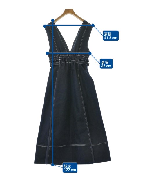 And Couture（アンドクチュール）ワンピース 紺 サイズ:38(M位) レディース/2200594229049