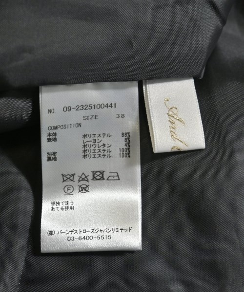 And Couture（アンドクチュール）ワンピース グレー サイズ:38(M位) レディース/2200636051089