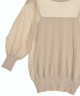 And Couture（アンドクチュール）ニット・セーター ベージュ サイズ:38(M位) レディース/2200621551082