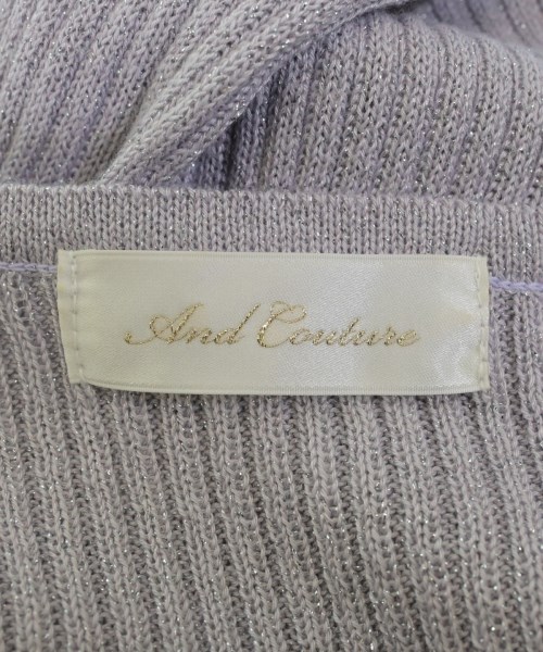 And Couture（アンドクチュール）ワンピース 紫 サイズ:38(M位) レディース/2200628716101