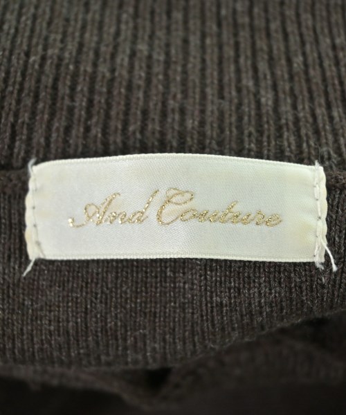 And Couture（アンドクチュール）ニット・セーター 茶 サイズ:38(M位) レディース/2200670306367