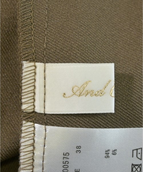 And Couture（アンドクチュール）ワンピース 茶 サイズ:38/38(M位) レディース/2200671811013