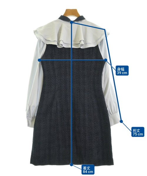 And Couture（アンドクチュール）ワンピース 紺 サイズ:F レディース/2200675370011