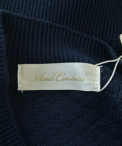 And Couture（アンドクチュール）ワンピース 紺 サイズ:38(M位) レディース/2200674809017