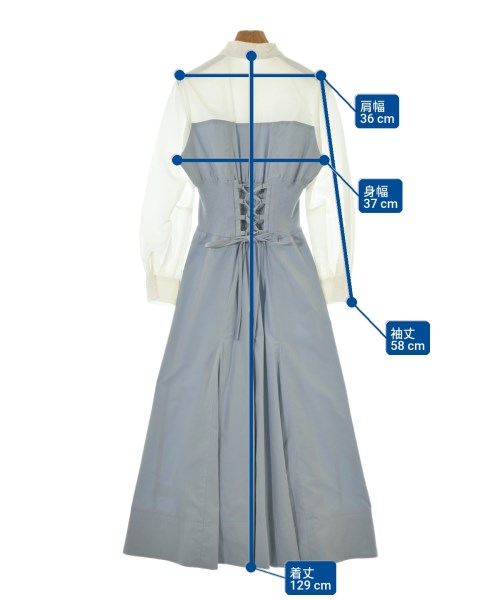 And Couture（アンドクチュール）シャツワンピース 青 サイズ:38(M位) レディース/2200679037019