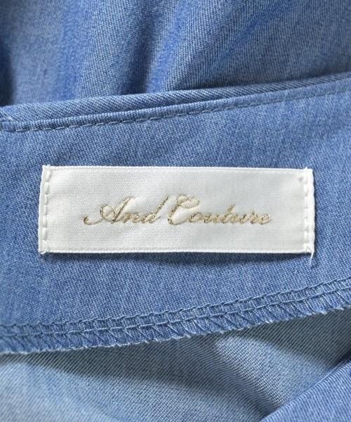 And Couture（アンドクチュール）ワンピース 青 サイズ:38(M位) レディース/2200679037200