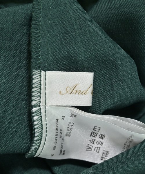 And Couture（アンドクチュール）ワンピース 緑 サイズ:38(M位) レディース/2200690954029