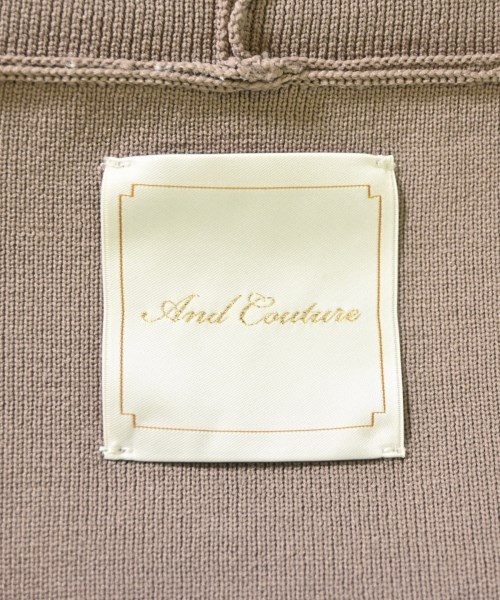 And Couture（アンドクチュール）パーカー 茶 サイズ:38(M位) レディース/2200689558061