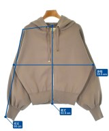 And Couture（アンドクチュール）パーカー 茶 サイズ:38(M位) レディース/2200689558061